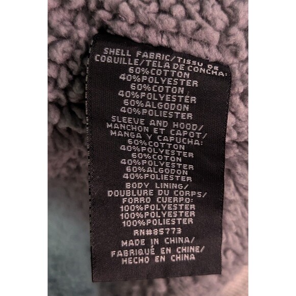 O'neill Sherpa lined Heavyweight Full Zip Hoodie Jacket Men's Size Medium () - Picture 5 of 5